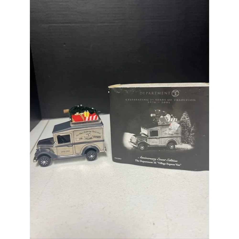 Dept 56 Village Express Van 25th Anniversary (Silver) Event Edition #52911